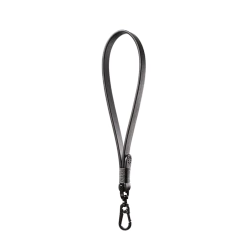 PopSockets Wristlet Phone Strap, Wrist Strap for Phone, Device Holder - Black - color: Pleather Black