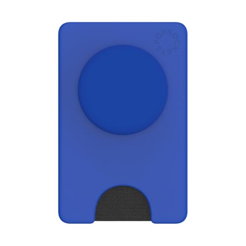 PopSockets Adhesive Phone Wallet with Grip- Cobalt - color: Cobalt Adhesive, style: Adhesive