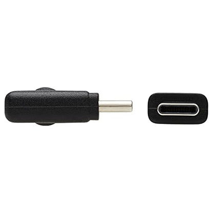 Tripp Lite USB C Cable USB 3.2 Gen 2 Right-Angle 100W PD Charging M/M 1M (U420-01M-G25ARA)