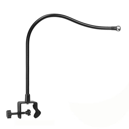 Adjustable Goosenecks Phone Holder Mount with Metal Clip Base 17.4mm Ball Head Flexible Mount for Smartphones Tablets Bedside Adjustable Phone Stand with Clamp