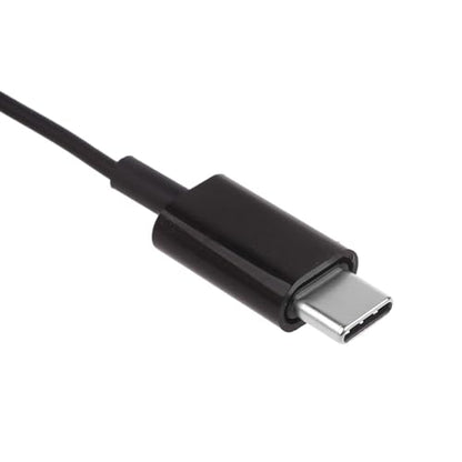 1-Pack USB Type C Single Ear Headset with Noise Reducing Microphone Call Center Headphone for Computer PC Office Communication