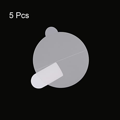 HARFINGTON 5pcs Watch Glass Screen Protectors 32mm Soft TPU Anti-scratch HD Clear High Definition Round Smartwatch Screen Protection Film (for Flat Screen) - size: 32mm
