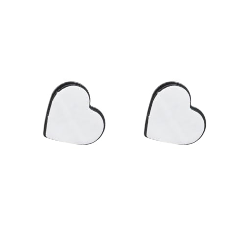 12Pcs Phone Charm Hook Adhesive (Heart Shaped, Black, Small) - color: Black (S)