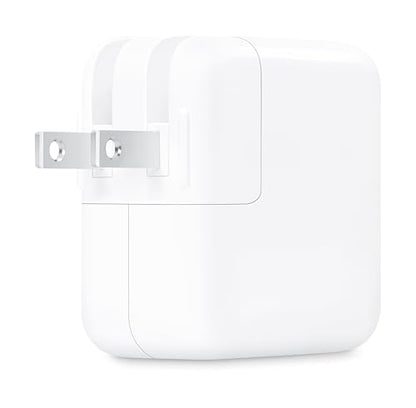 Apple 35W Dual USB-C Port Power Adapter: Fast and Convenient Charging, Type C Wall Charger - style: 35W