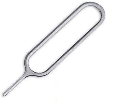 eTECH Collection Sim Card Tray Remover Eject Pin Key Tool for iPhone iPad Samsung Galaxy Smart Phone/Tablet and More (Silver) (50 Pack) - size: 50 Pack