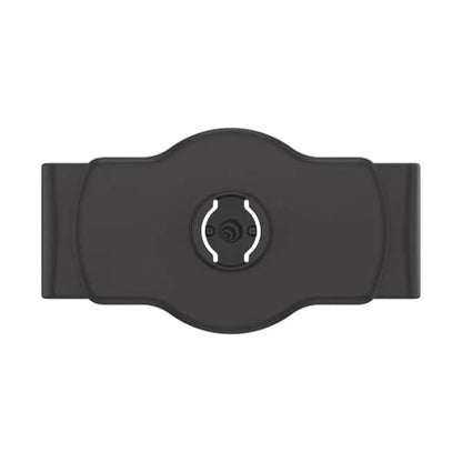 PopSockets Phone Grip Slide for Phones and Cases, Sliding Phone Grip with Expanding Kickstand - Black Knurled Texture