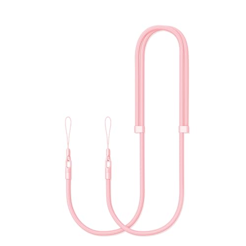 Thickened Crossbody Strap, Shoulder Neck Camera Phone Strap, Pink - color: Pink