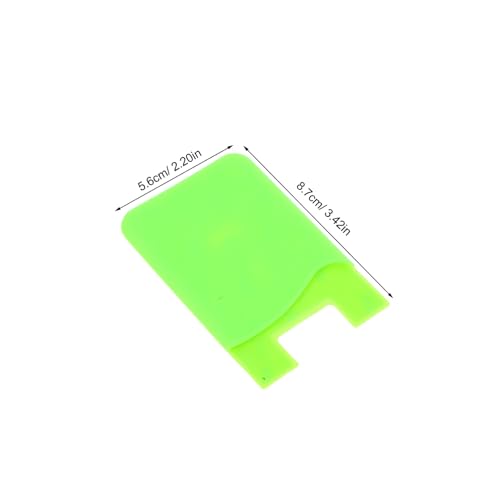 jojofuny 3 Pack Adhesive Phone Wallet Silicone Card Holder for Cell Phone - color: Green