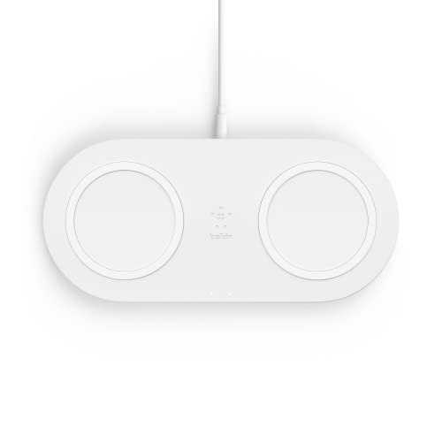Belkin 10W Dual Wireless Charging Pad, Qi Charger for iPhone