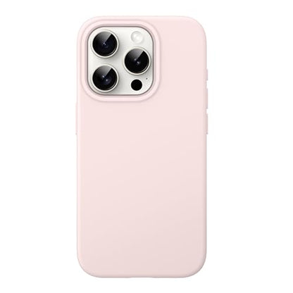 JETech Silicone Case for iPhone 15 Pro Max, Light Pink | Silky Soft Touch, Shockproof Protection, Scratch Resistant, Microfiber Lining - color: Light Pink, size: iPhone 15 Pro Max