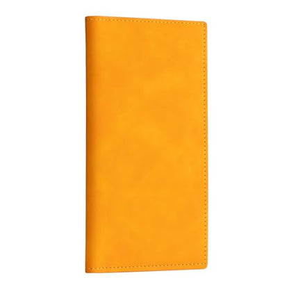 CoBak Checkbook Cover for Women & Men - PU Leather Case with RFID Blocking | Classic Design Check Book Holder for Personal and Business - color: Bourbon