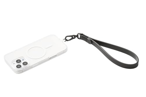 PopSockets Wristlet Phone Strap, Wrist Strap for Phone, Device Holder - Black - color: Pleather Black