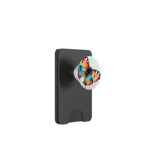 Butterfly Watercolor Illustration PopSockets PopWallet for MagSafe - style: Magnetic PopWallet