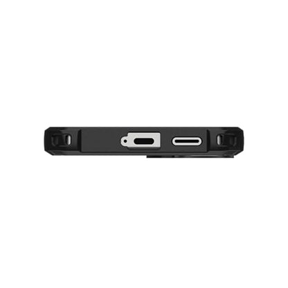 URBAN ARMOR GEAR UAG Designed for Samsung Galaxy S25 FE Case Pathfinder Clear - Magnetic Charging Compatible Rugged Military Grade MIL-STD Protective Cover, Ash/Black - color: Pathfinder Clear - Ash/Black