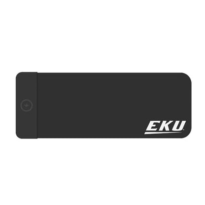 OTM Essentials Eastern Kentucky University Classic Wireless Charging Cloth Desk Mat, Durable Office Supplies, Non-Slip Base, Quick Charging Wireless Desk Pad, Black - size: Classic- Charging, style: Eastern Kentucky University