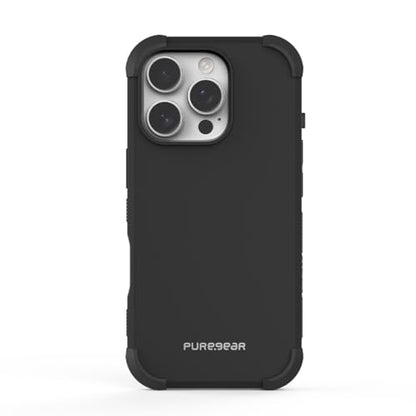 PureGear DualTek Case for Apple iPhone 16 Pro Max (2024) 6.9", Military Tested and Approved Protection, Heavy-Duty Durable Protective iPhone 16 Pro Max Case, Drop Test Certification of 20ft, Black - color: Black