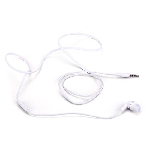 Mono Headset Earphone w Mic Wired Earbud Compatible with Cricket Outlast 5G/AT&T Motivate Pro 5G, 3.5mm Single Headphone Hands-Free Microphone White