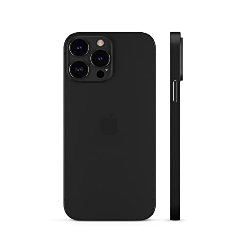 PEEL Super Thin Case for iPhone 13 Pro (Black) | Sleek, Minimalist Design, Branding-Free, Ultra Slim, Protects & Showcases Your Device - color: Black, size: iPhone 13 Pro