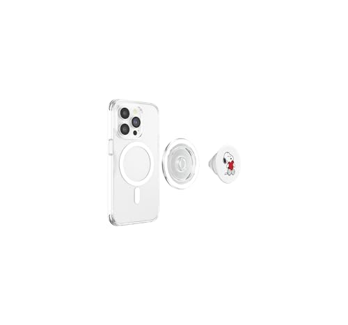 Snoopy Hugging Heart Love Design PopSockets PopGrip for MagSafe - style: Magnetic PopGrip
