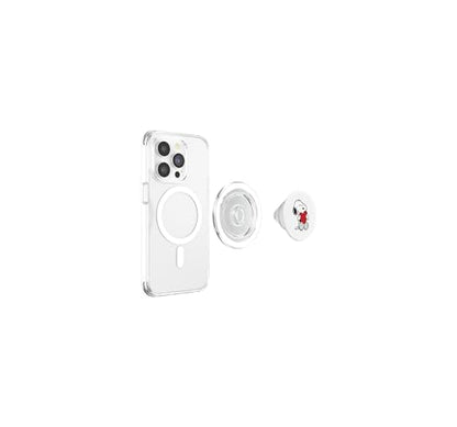 Snoopy Hugging Heart Love Design PopSockets PopGrip for MagSafe - style: Magnetic PopGrip