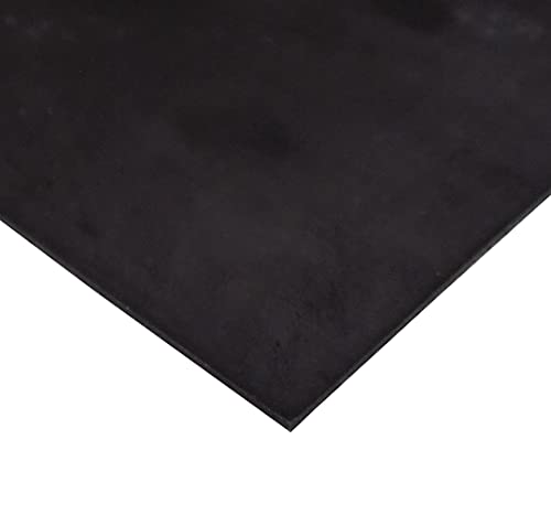 Exactly Rubber - Black Silicone Sheet with PSA Adhesive, 60A Durometer Rubber Mat, Gasket Material, -80 to 450°F Temperature Resistance, 350% Elongation Rubber Sheet, Made in The USA, 1/16 x 9" x 12" - size: 1/16 x 9 x 12