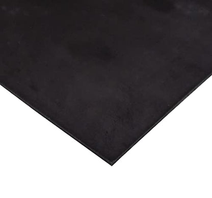 Exactly Rubber - Black Silicone Sheet with PSA Adhesive, 60A Durometer Rubber Mat, Gasket Material, -80 to 450°F Temperature Resistance, 350% Elongation Rubber Sheet, Made in The USA, 1/16 x 9" x 12" - size: 1/16 x 9 x 12
