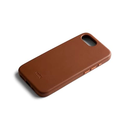 Bellroy Phone Case for iPhone 16e (Leather Phone case) - Sienna - color: Sienna