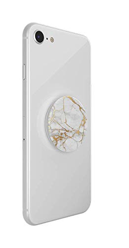PopSockets Adhesive Phone Grip, Holder- Gold Lutz Marble - color: Gold Marble, size: small
