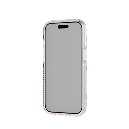 Tech21 FlexQuartz Phone case for iPhone 17e, iPhone 15 - Compatible with MagSafe - 15x Military Standard Protection - Cherry Blossom Design - color: Pink, size: iPhone 15