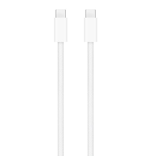 Apple 240W USB-C to USB-C Woven Charge Cable (2 m): Fast and Convenient Charging - size: 2m