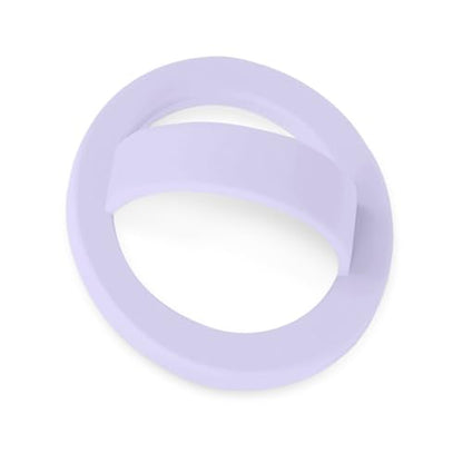 Magnetic Silicone Ring Grip Phone Holder, Loop Grip Phone Holder，Phone Grip - color: Purple