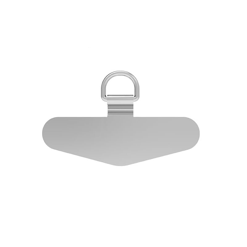 Phone Tether Tab, Bending Design 0.2mm Ultra-thin Stainless Steel Cellphone Lanyard Metal Patch Tether Tab - color: A