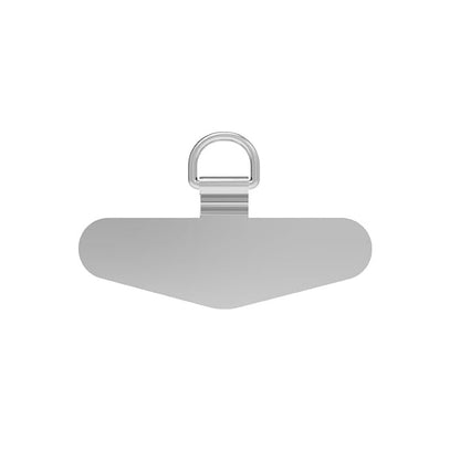 Phone Tether Tab, Bending Design 0.2mm Ultra-thin Stainless Steel Cellphone Lanyard Metal Patch Tether Tab - color: A