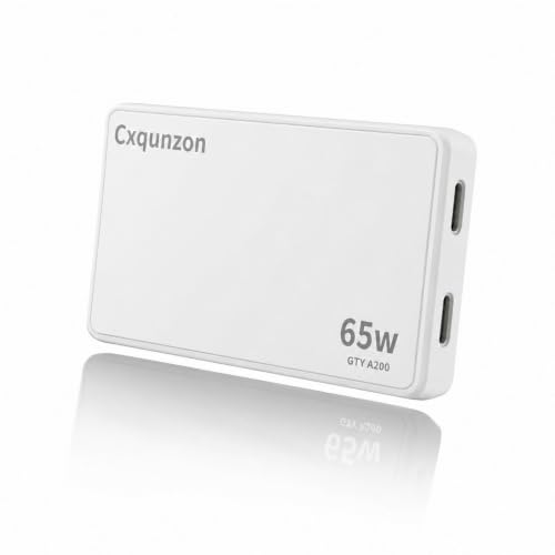 65W Slim USB C Wall Charger - color: White