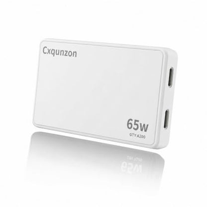 65W Slim USB C Wall Charger - color: White