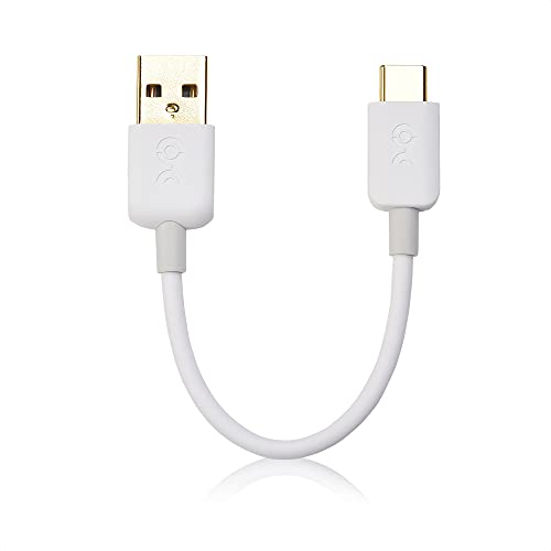 Cable Matters 3-Pack USB to USB C Charging Cable, 6 Inches/15cm, White - color: White, size: 0.5 Feet
