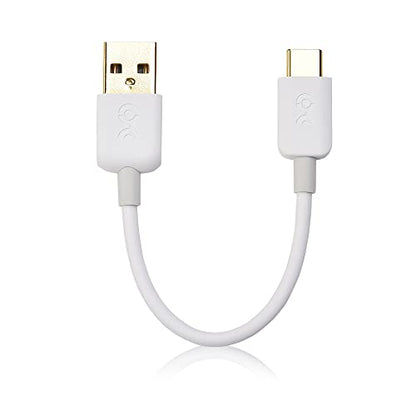 Cable Matters 3-Pack USB to USB C Charging Cable, 6 Inches/15cm, White - color: White, size: 0.5 Feet