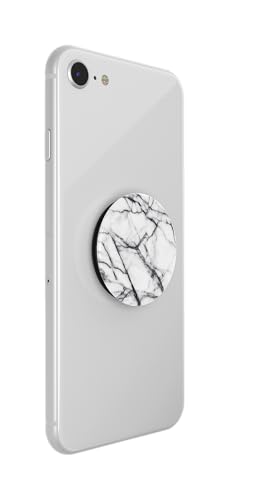 PopSockets Adhesive Phone Grip, Holder- Dove White Marble - color: Dove Marble, size: small