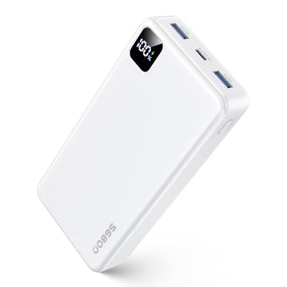 Portable Charger 56800mAh, 22.5W Fast Charging Power Bank with LED Display - color: PureWhite