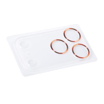 Temper Glass Lens Protector for Phone 17 Matte Finish Anti-Fingerprint Scratchproof Shield Lens Protector - color: Gold