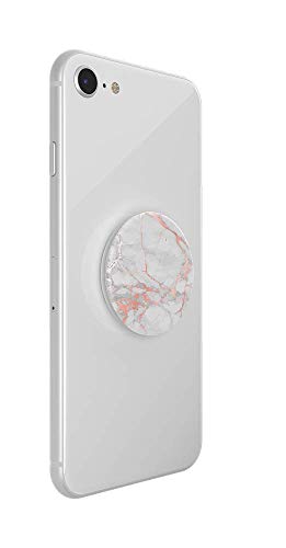 PopSockets Adhesive Phone Grip, Holder- Rose Gold Lutz - color: Pink Marble, size: small
