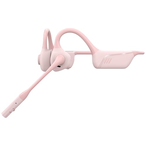 Open Ear Bluetooth Headphones (Pink) - color: Pink