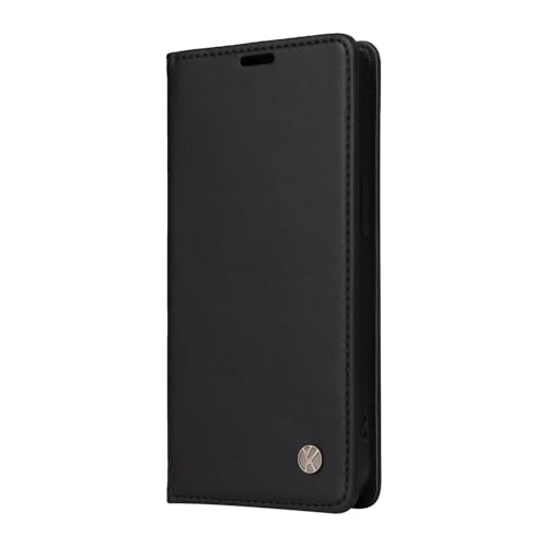 Caseurban Compatible with iPhone 14 Pro Wallet Case PU Leather Flip Folio Case with Card Holder Magnetic Closure Shockproof Protective Phone Cover Black - color: Black, size: iPhone 14 Pro
