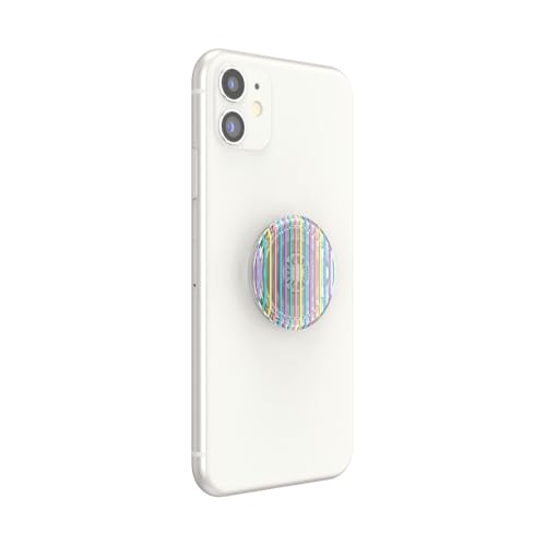 PopSockets Adhesive Phone Grip, Holder, Phone Stand, Rainbow - Translucent Colorblock - color: Colorblock, style: Adhesive