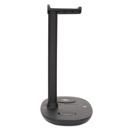 4 in 1 Wireless Charger Headphone Stand, 15W Fast Charging Station, Detachable Design for Mobile Phones, Earphones & Watches, Stylish Appearance - Perfect for Home & Travel