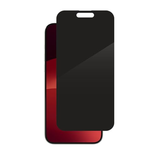 ZAGG InvisibleShield Glass Elite Privacy Screen Protector, Compatible for Apple iPhone 15 Plus, Scratchproof, Smudgeproof, Shockproof, Reinforced Edges, Easy Application