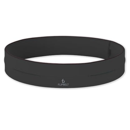 FlipBelt Classic Running Belt, Phone Holder for Running, Money Belt Pouch - color: Carbon, size: Extra Small