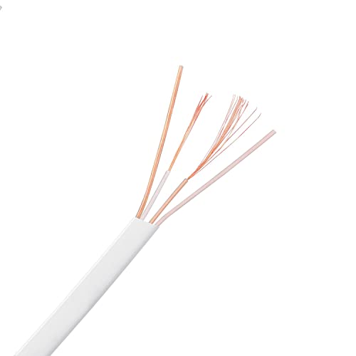 Short 6-inch USB to Micro USB Cable White, Flat, Data and Charging Cords