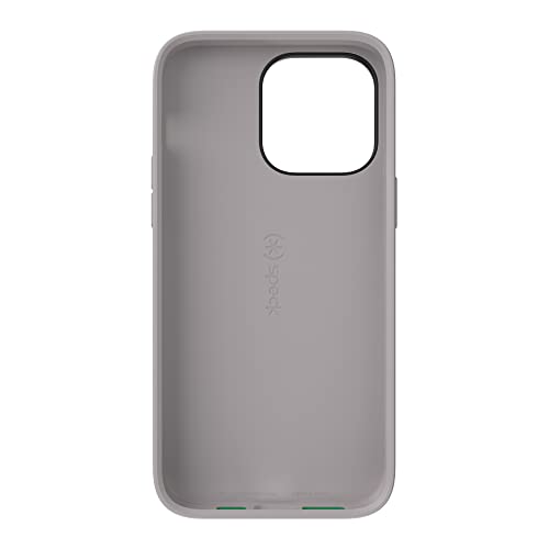 Speck iPhone 14 Pro Max Case - Slim, Drop Protection, Scratch Resistant, Soft Touch, Dual Layer, Renew Green/Sweater Grey CandyShell Pro - color: Renew Green/Sweater Grey