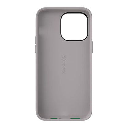 Speck iPhone 14 Pro Max Case - Slim, Drop Protection, Scratch Resistant, Soft Touch, Dual Layer, Renew Green/Sweater Grey CandyShell Pro - color: Renew Green/Sweater Grey